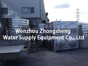 Assembly and welding of stainless steel water tank